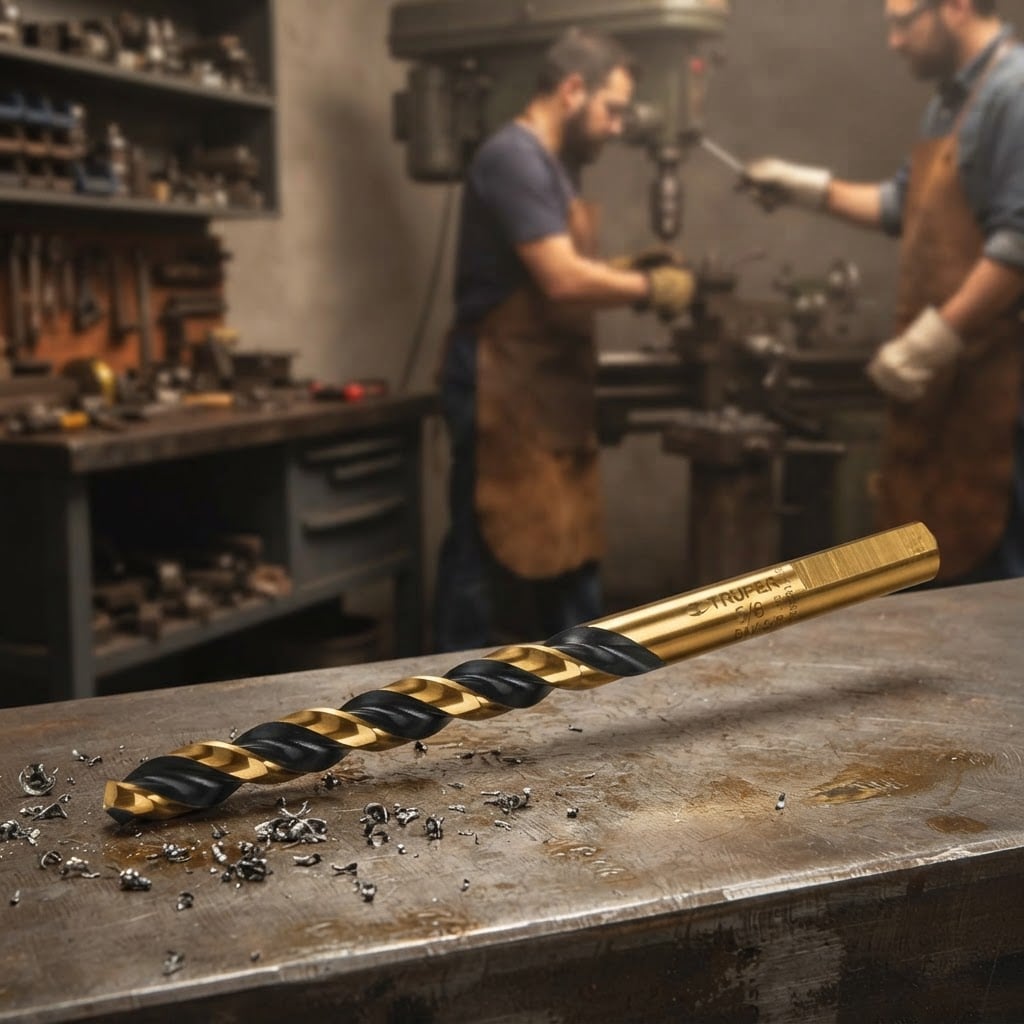 Broca para Metal HSS 5/8 x 7 Pulgadas Truper Split Point - Imagen 8