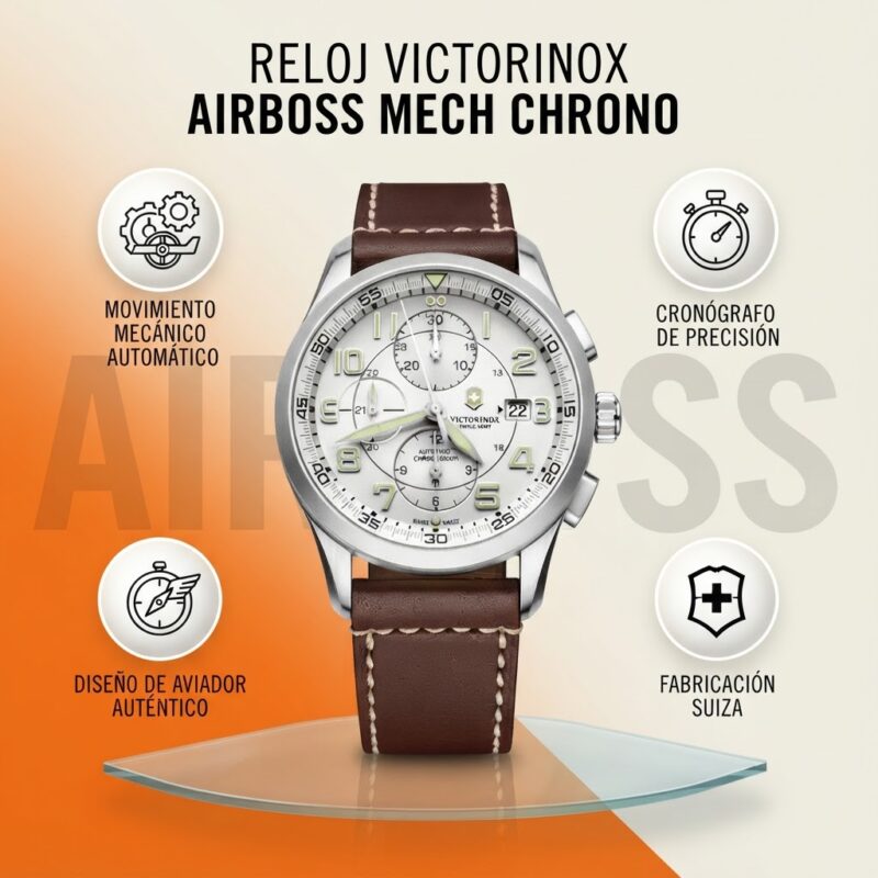 Reloj para Hombre Victorinox Airboss Cronógrafo Automático