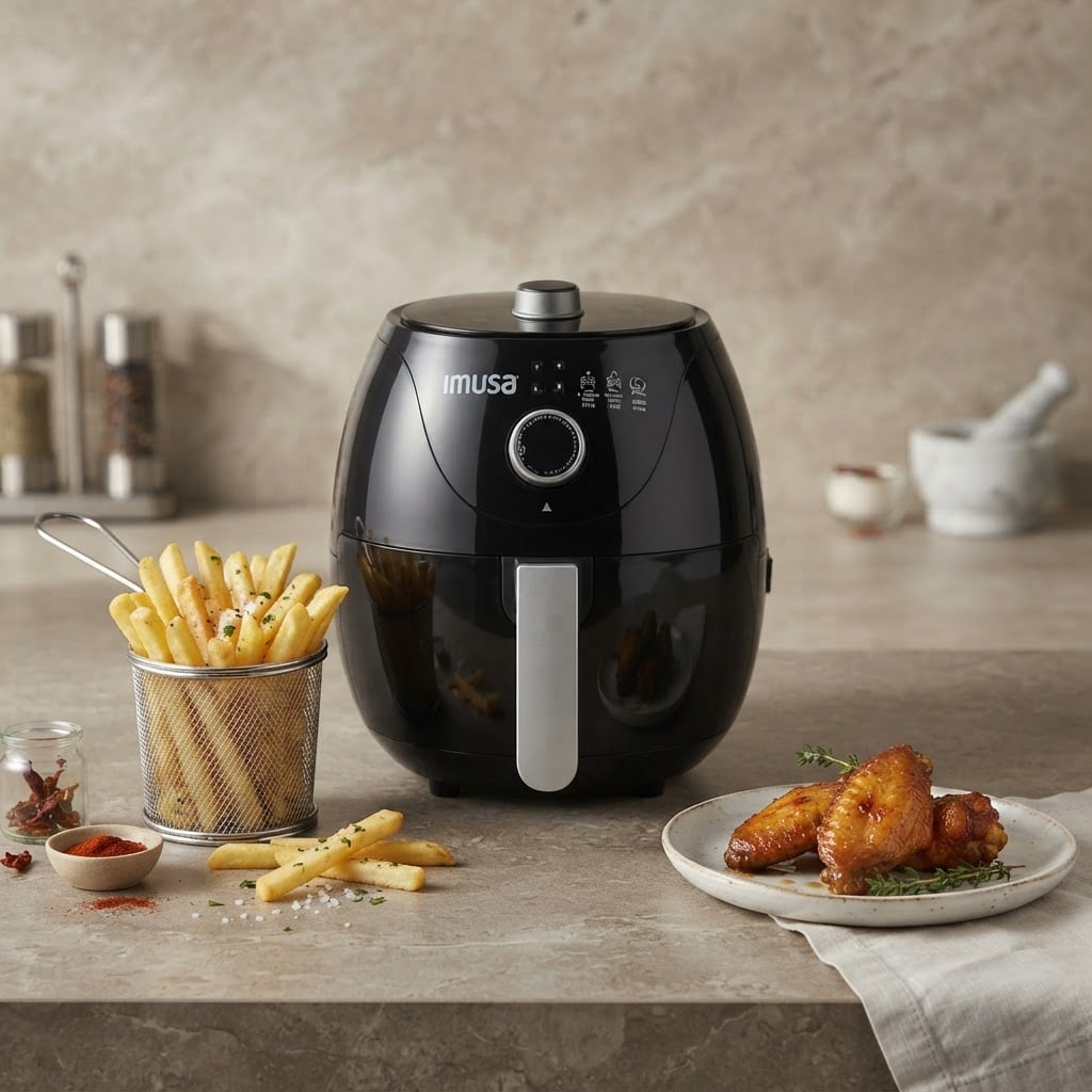 Freidora de Aire Imusa Esencial 3.2L Compacta 1400W - Imagen 6