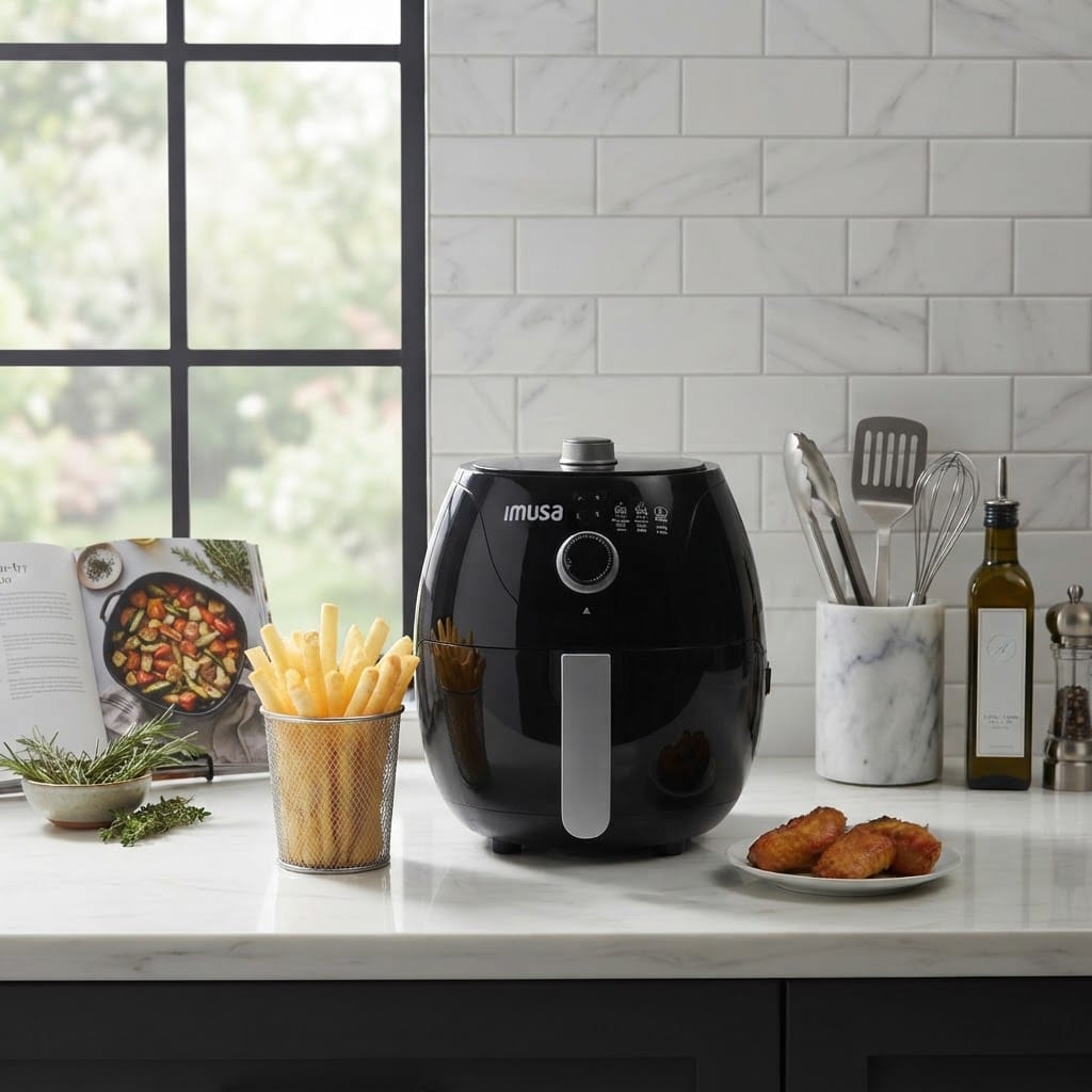 Freidora de Aire Imusa Esencial 3.2L Compacta 1400W - Imagen 7