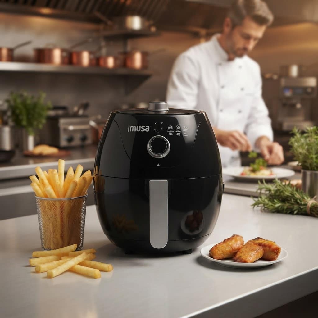 Freidora de Aire Imusa Esencial 3.2L Compacta 1400W - Imagen 5