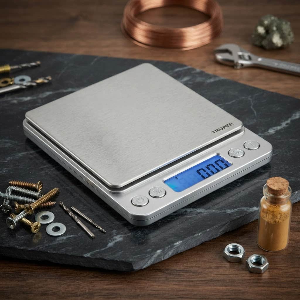 Gramera Digital Truper BASE-05B 500 g Acero Inoxidable - Imagen 8