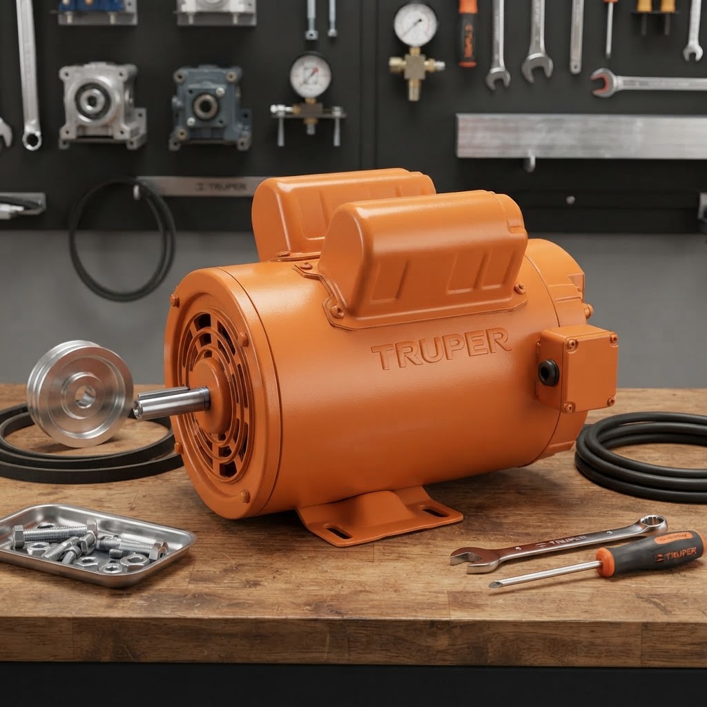Motor Monofásico 2 HP Truper MOE-2B 1725 RPM Baja Velocidad - Imagen 2