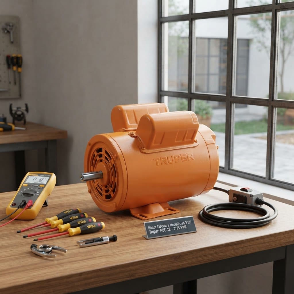 Motor Monofásico 2 HP Truper MOE-2B 1725 RPM Baja Velocidad - Imagen 3