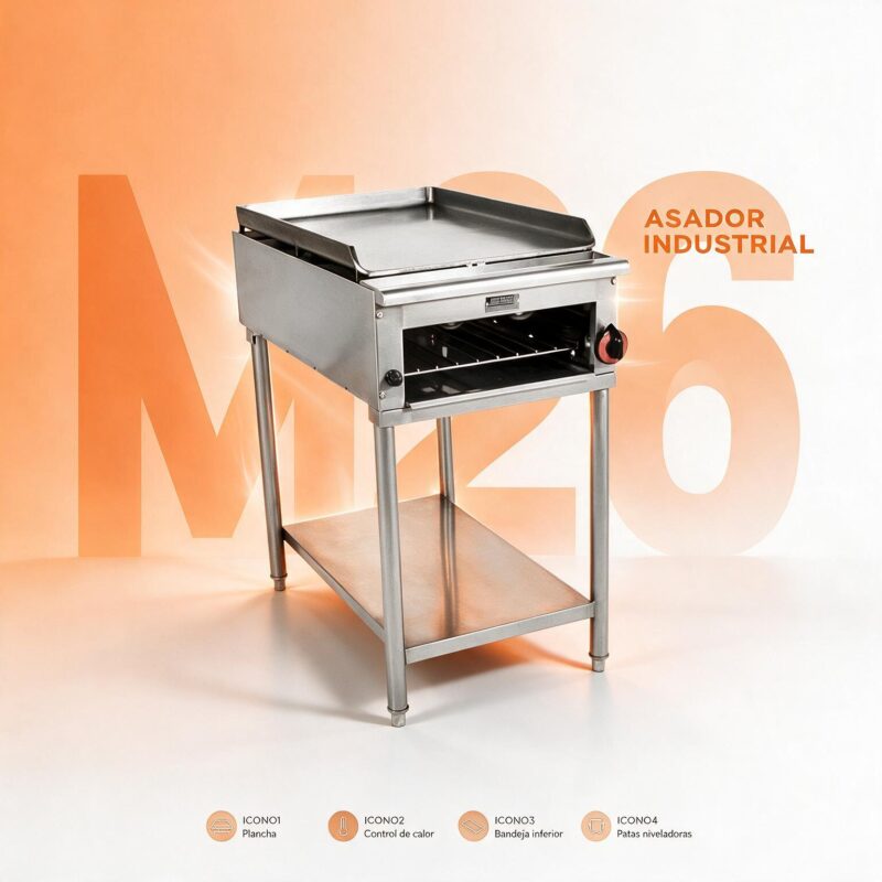 Asador Industrial Joserrago M-26 60000 BTU Gas