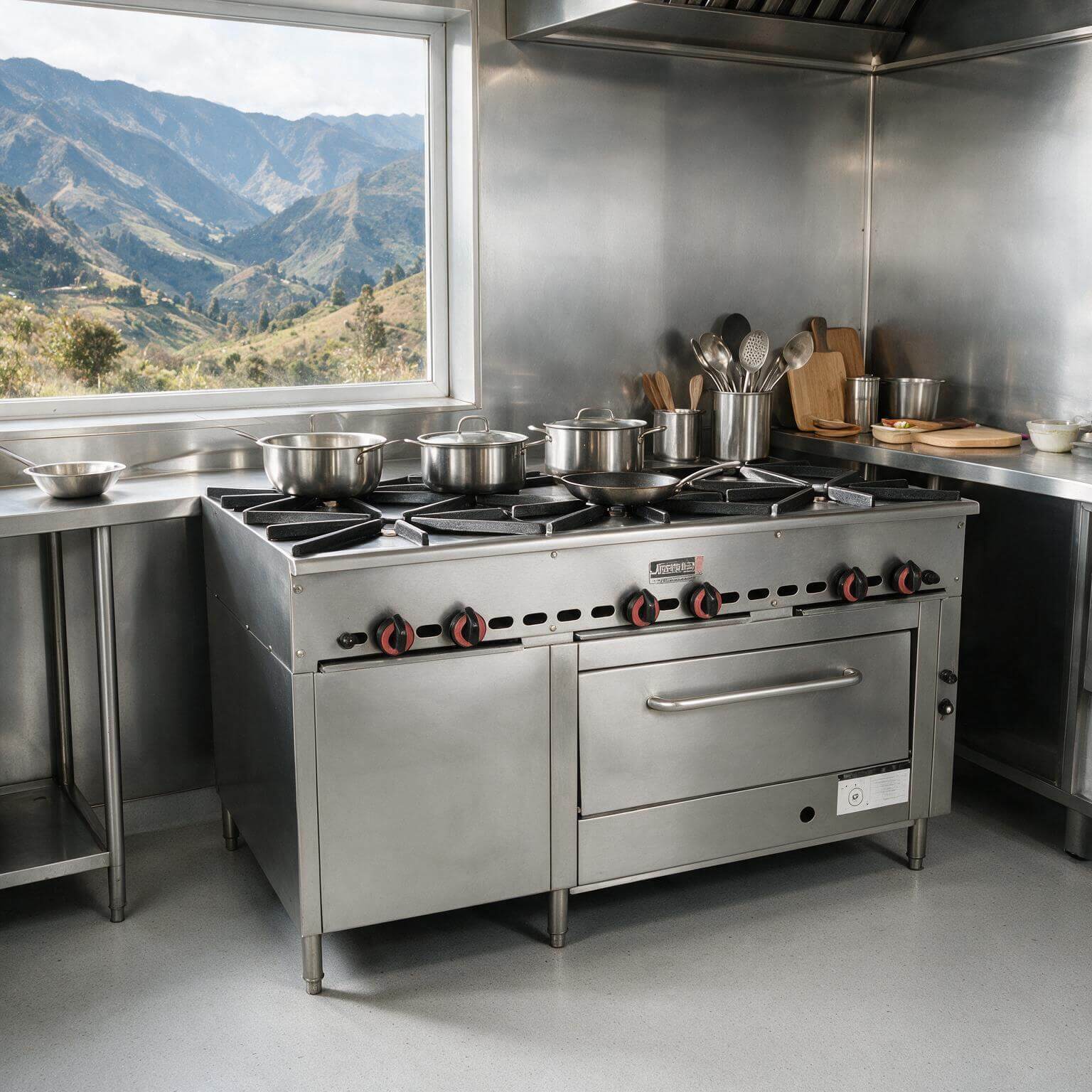 Cocina Industrial Joserrago M-108 6 Puestos con Horno - Imagen 8