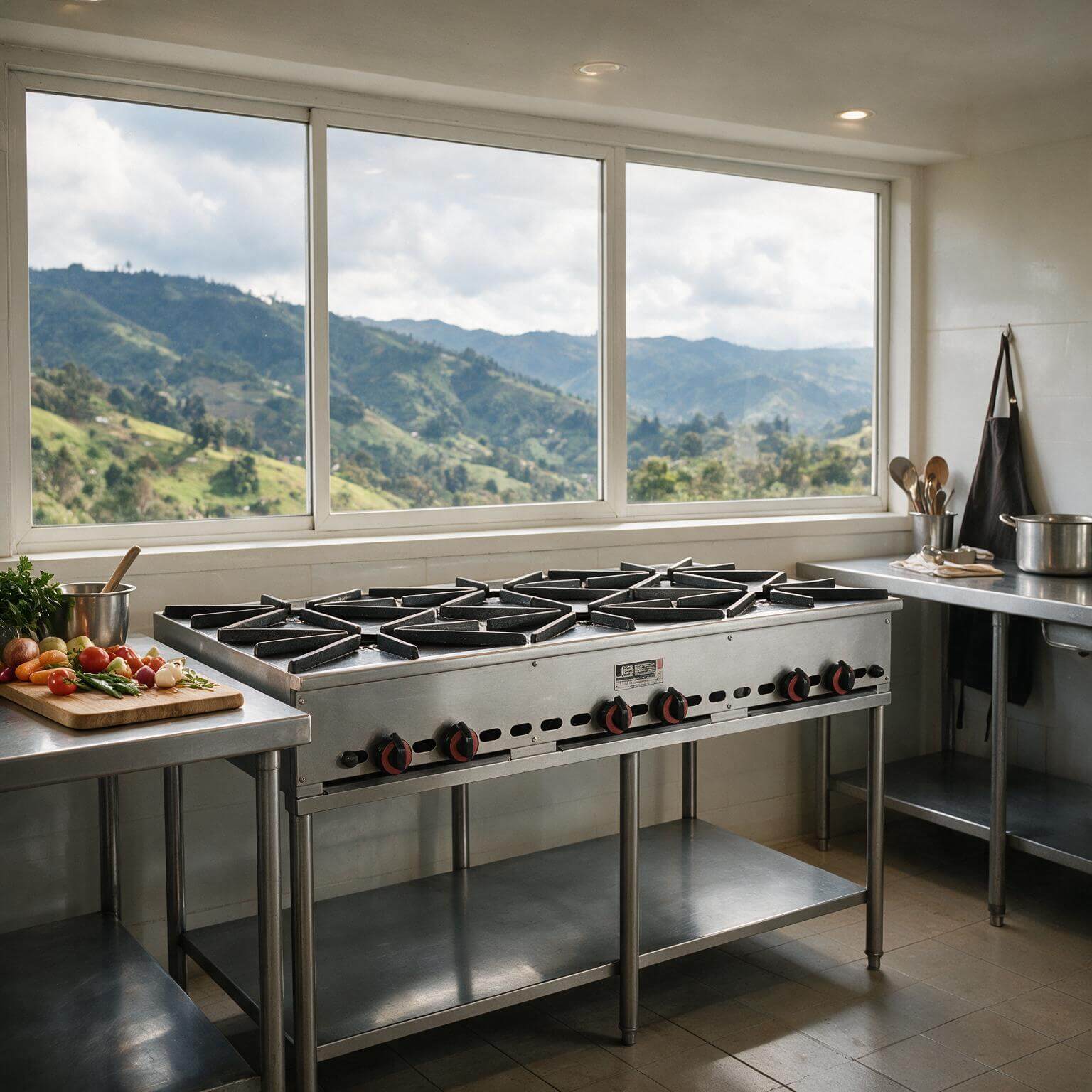 Cocina Industrial Gas 6 Puestos Joserrago M-107 - Imagen 4