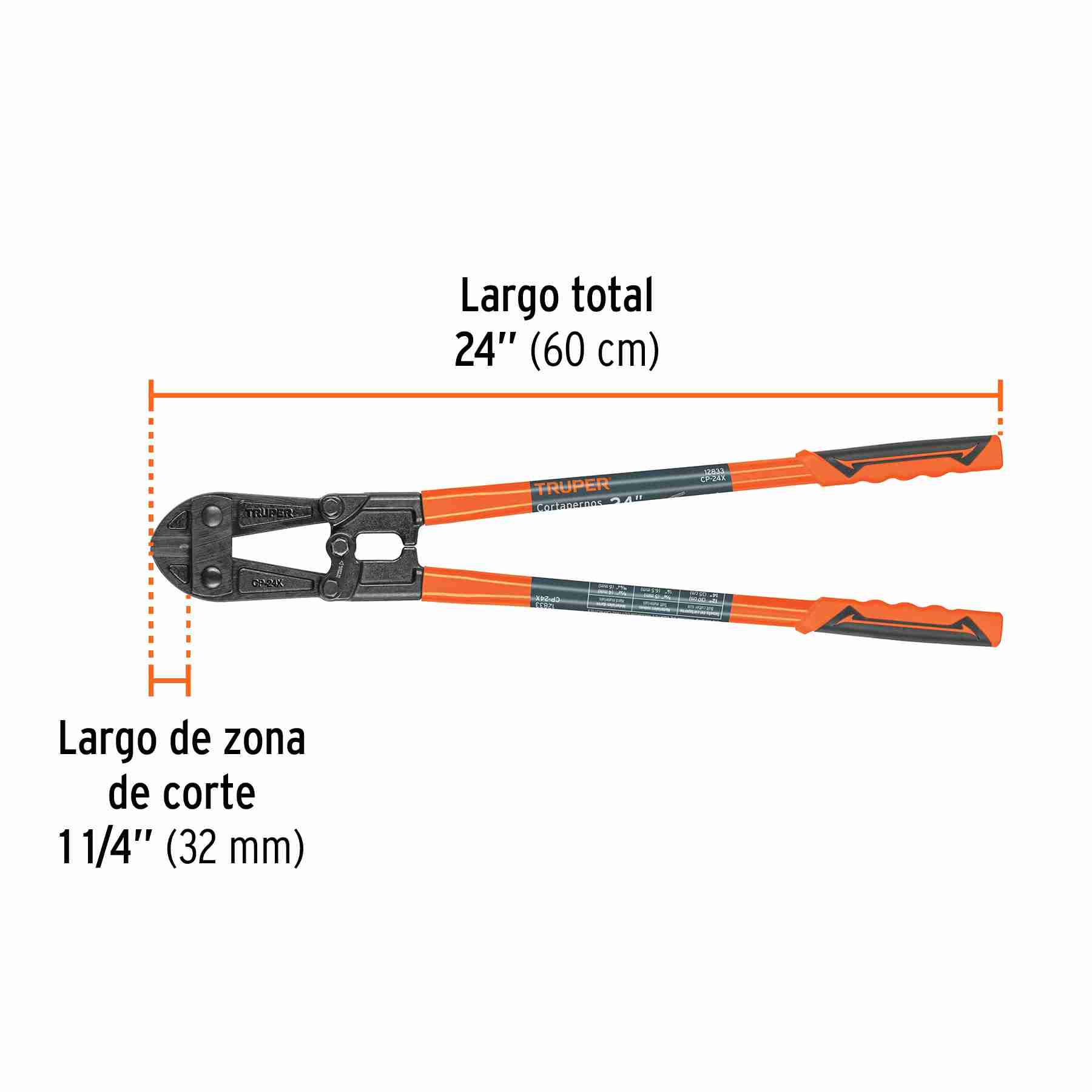 Cortapernos 24 Pulgadas Profesional Truper CP-24X - Imagen 3