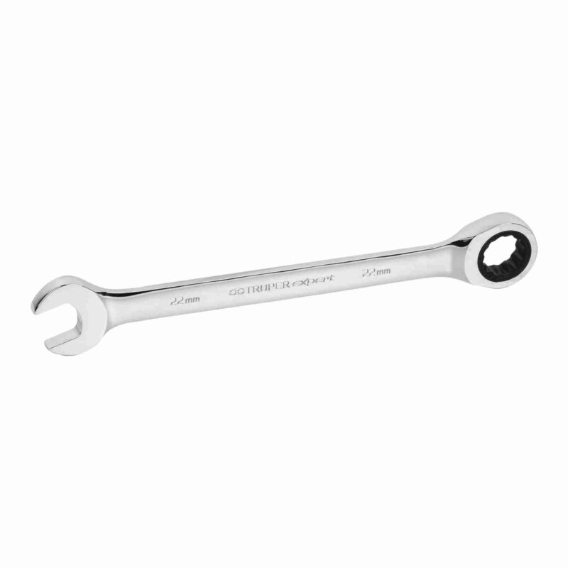 Llave combinada con matraca Truper 22mm acero cromo