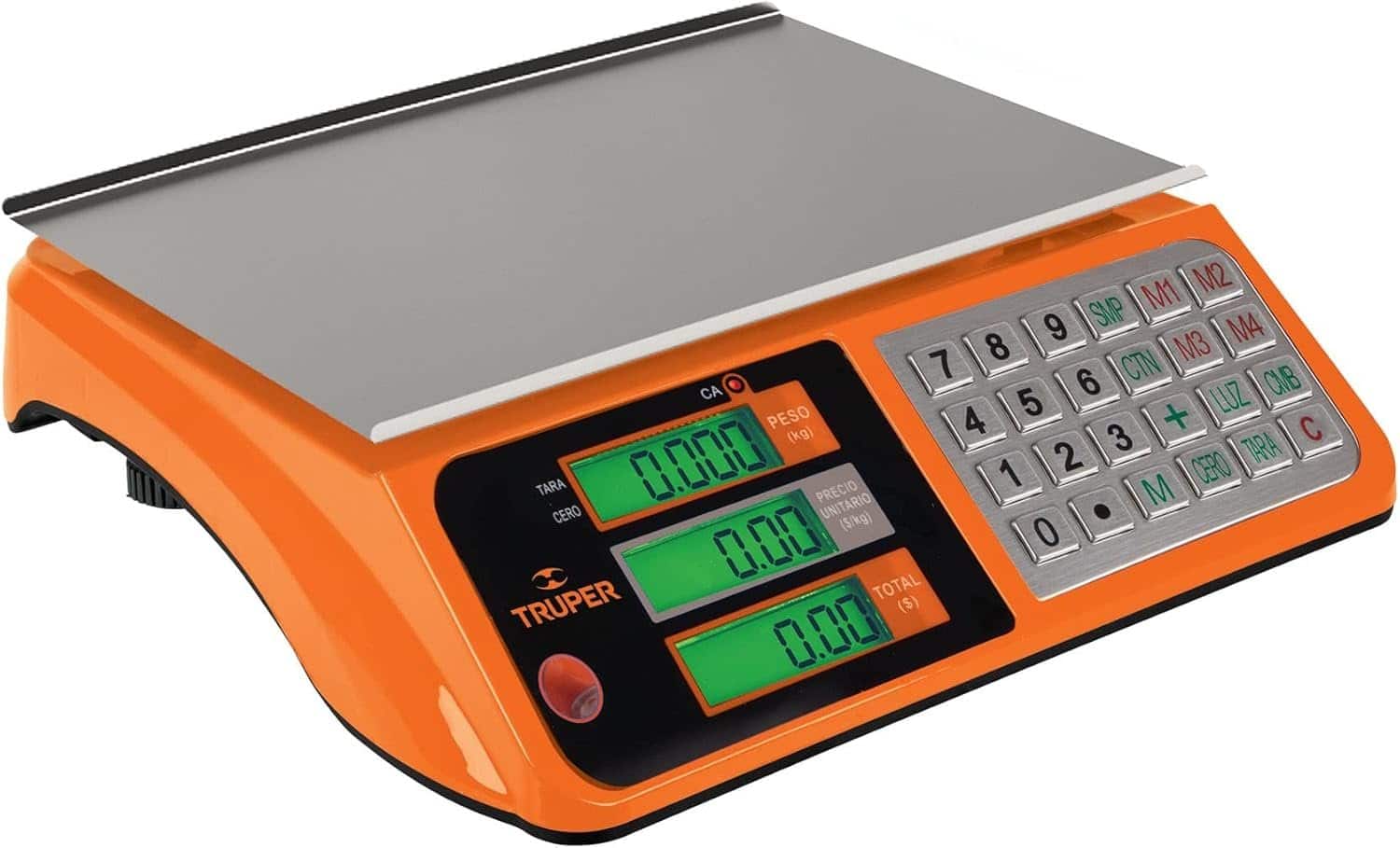 Báscula Electrónica Truper 40 kg Multifunción Tara - Imagen 7
