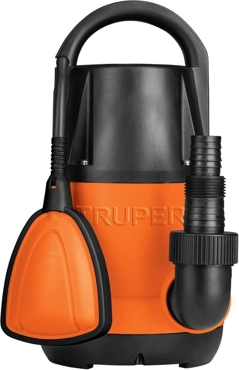 Bomba Sumergible Truper 3/4 HP Agua Limpia Plástica