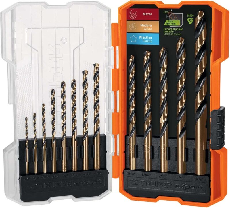 Brocas HSS para Metal Truper Expert Set 13 piezas