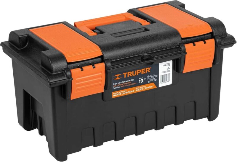 Caja para Herramientas 19" Truper con Compartimentos