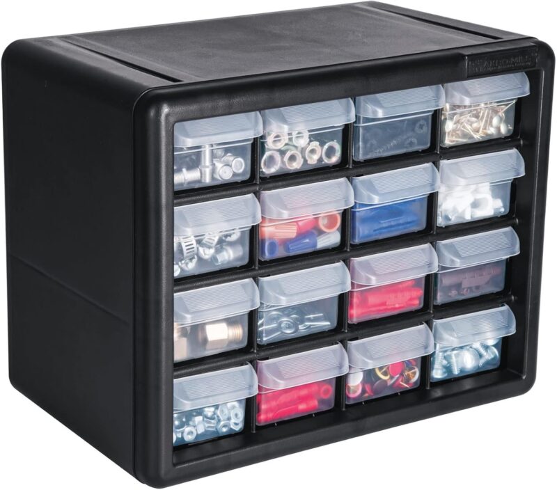 Organizador 16 Gavetas Truper Marco ABS Resistente