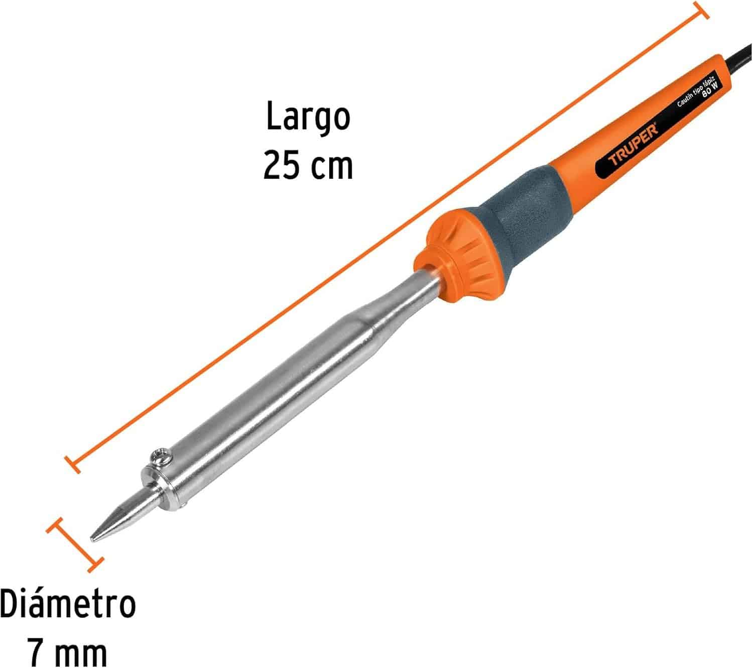 Cautín 80W Tipo Lápiz Truper Trabajo Pesado 14622 - Imagen 2