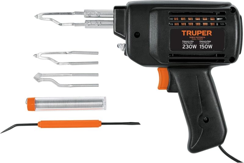 Cautín Pistola 230W Truper 2 Temperaturas Soldadura