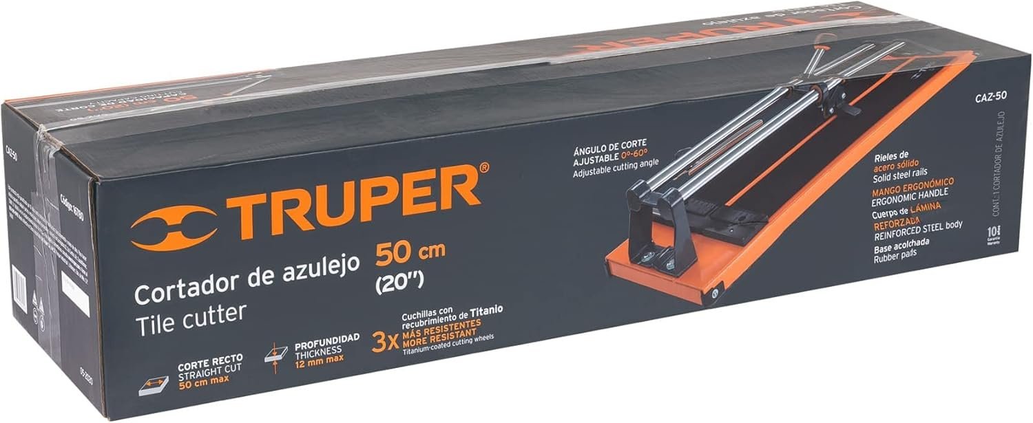 Cortador de Baldosa Truper 50 cm Cuchilla Tungsteno - Imagen 5