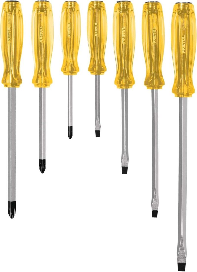 Destornilladores Pretul J-DIMP-7 juego 7 piezas PVC