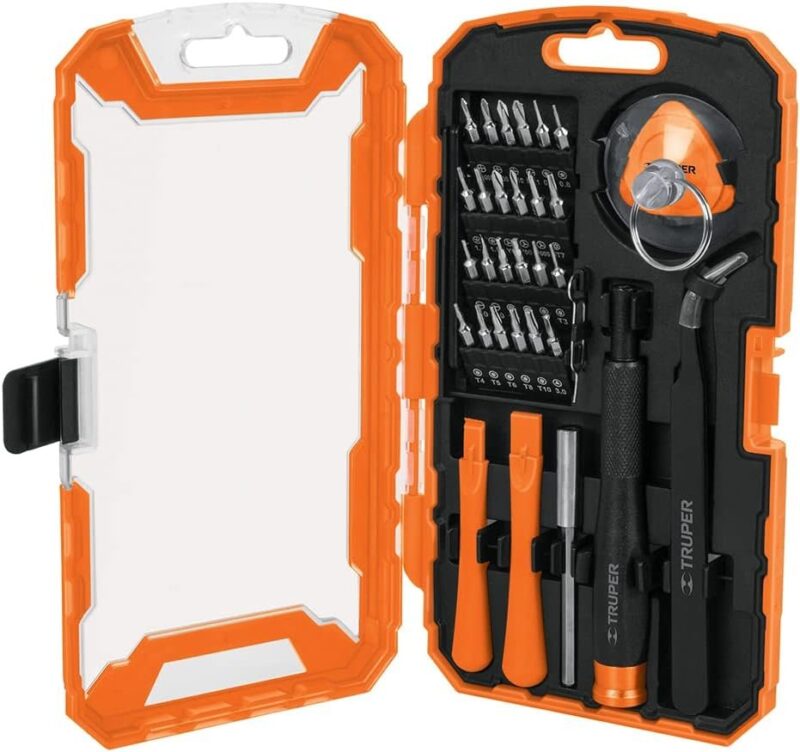 Kit Herramientas Truper JGO-TEL-32 Reparación Electrónica