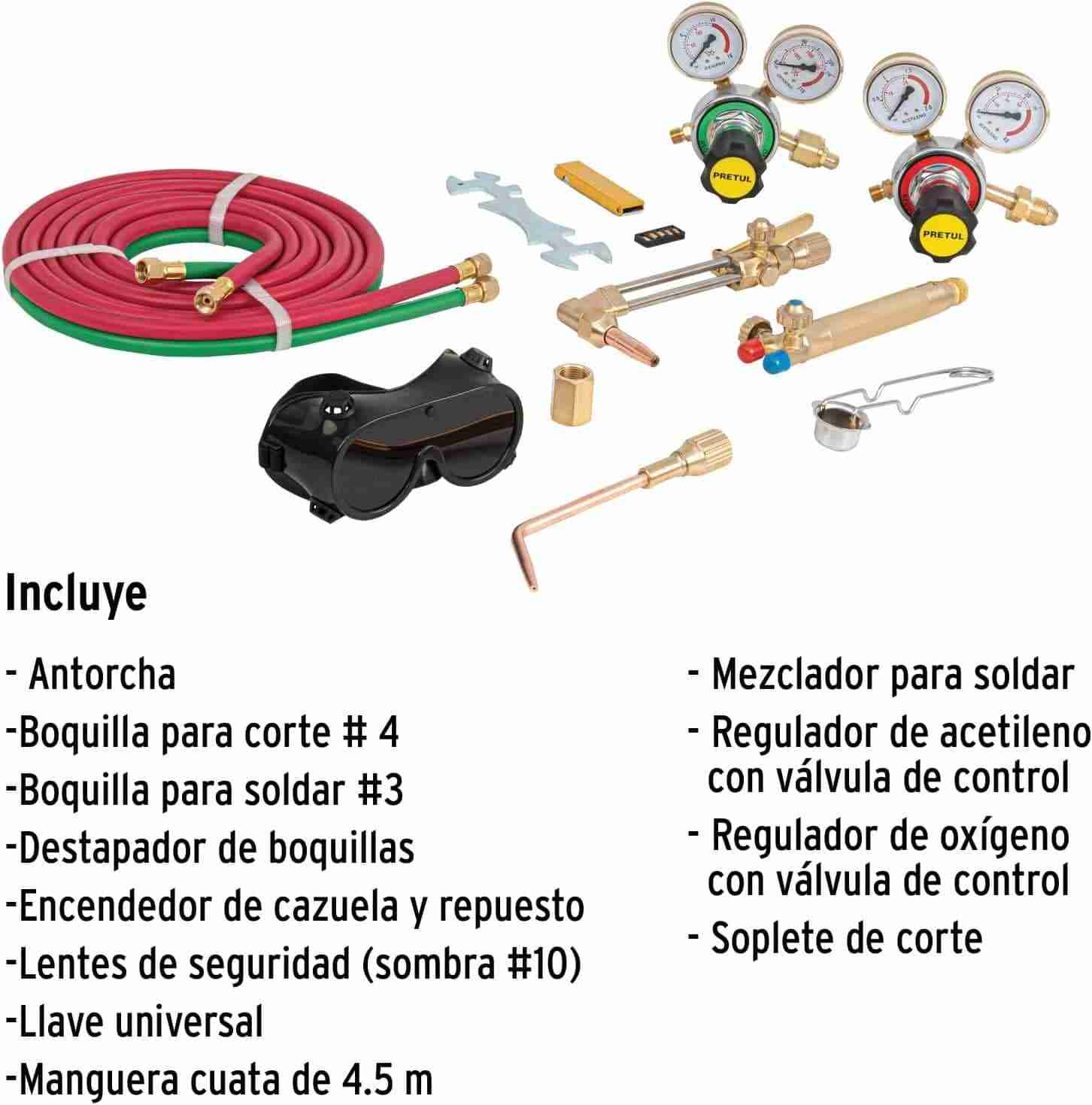 Equipo Corte y Soldadura Pretul CORSOL-P Oxiacetileno - Imagen 8
