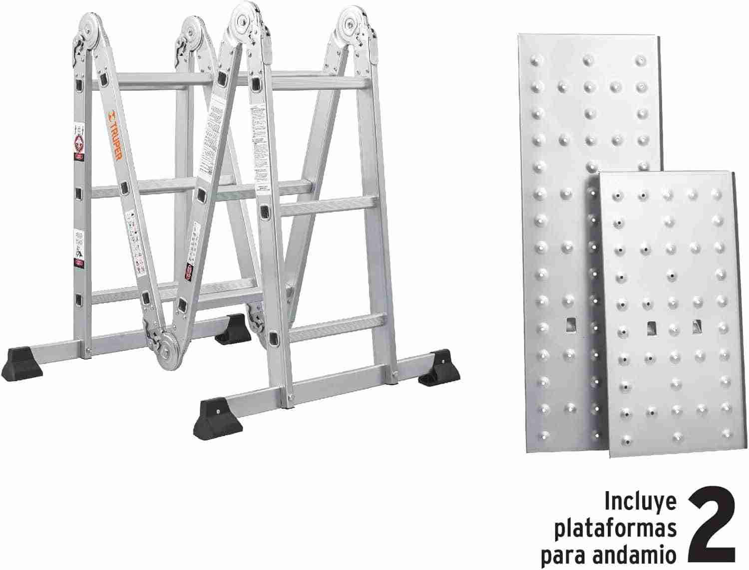 Escalera Multiposición Truper ESMU-108 8 Peldaños - Imagen 2