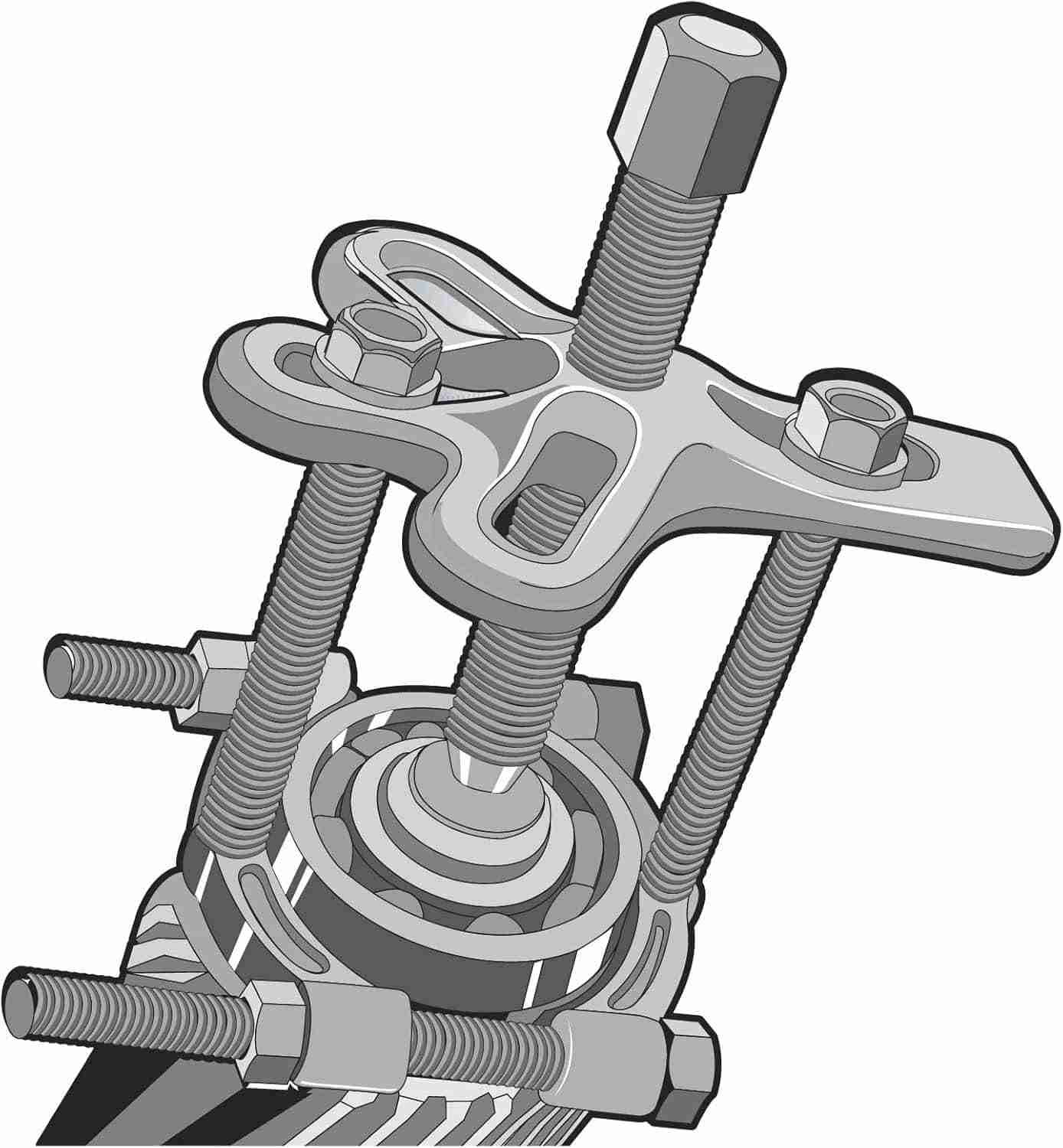 Extractor de Baleros Truper EX-B2 25 a 62 mm Acero - Imagen 3