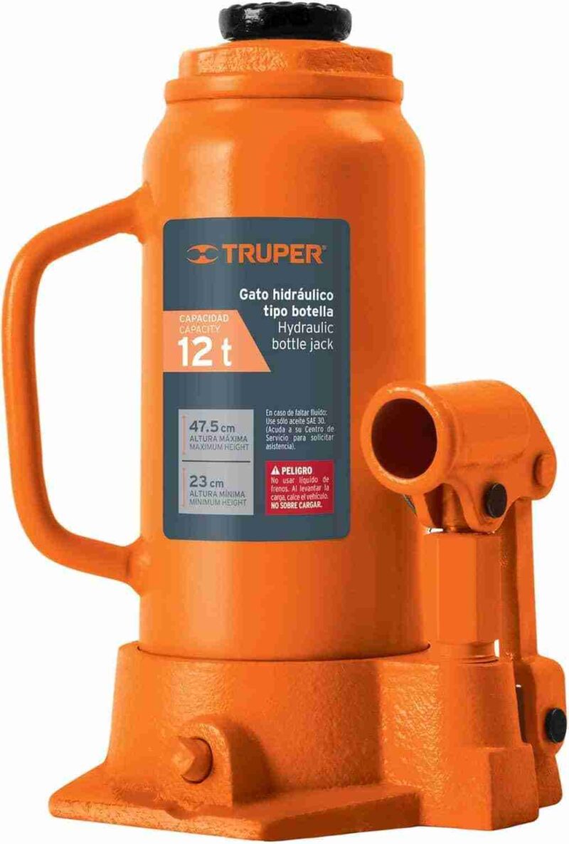 Gato de Botella 12 Toneladas Truper Hidráulico