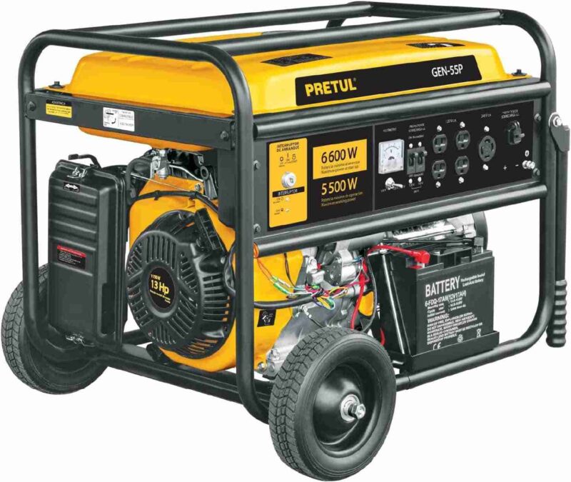 Generador Portátil Gasolina Pretul 8 kW Motor OHV