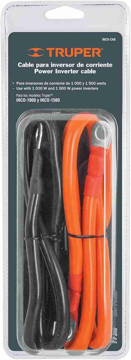 Cable para Inversor Truper INCO-CAB 1500W 3 AWG - Imagen 5
