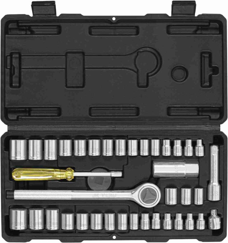 Set Herramientas Mecánica Pretul 39 Piezas Acero
