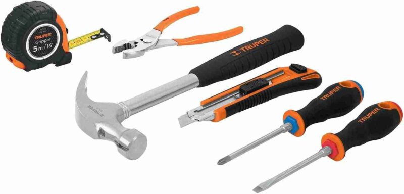 Kit Herramientas Caseras Truper JGO-CAS6X 6 Piezas