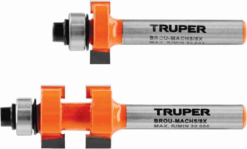 Machimbrador con Balero 3/4 Truper Carburo Tungsteno