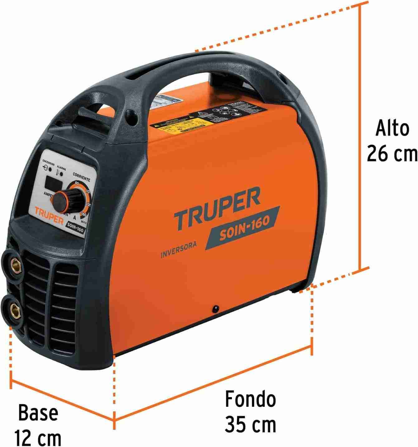 Soldadora Inversora Truper 160A 220V compacta SMAW - Imagen 3