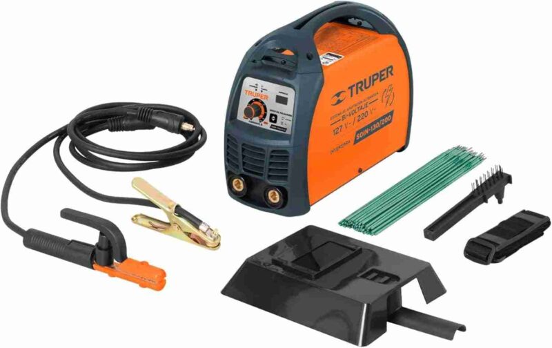 Soldadora Inversora Truper 200A Bi-Voltaje 127V/220V