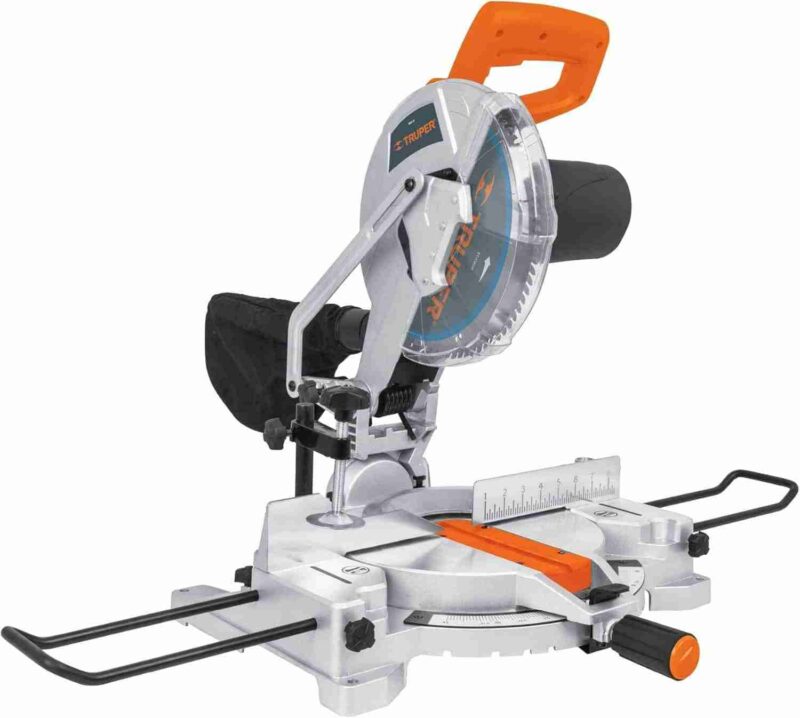 Sierra de inglete 10" de 1900 w para corte en aluminio Truper