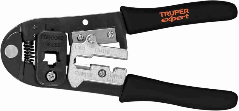 Pinza Ponchadora RJ-45 Truper Módulos Intercambiables