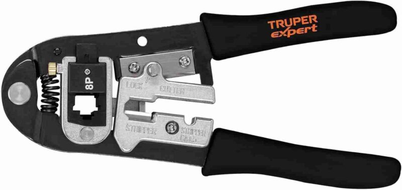 Pinza Ponchadora Truper 18343 Módulos RJ45 RJ11