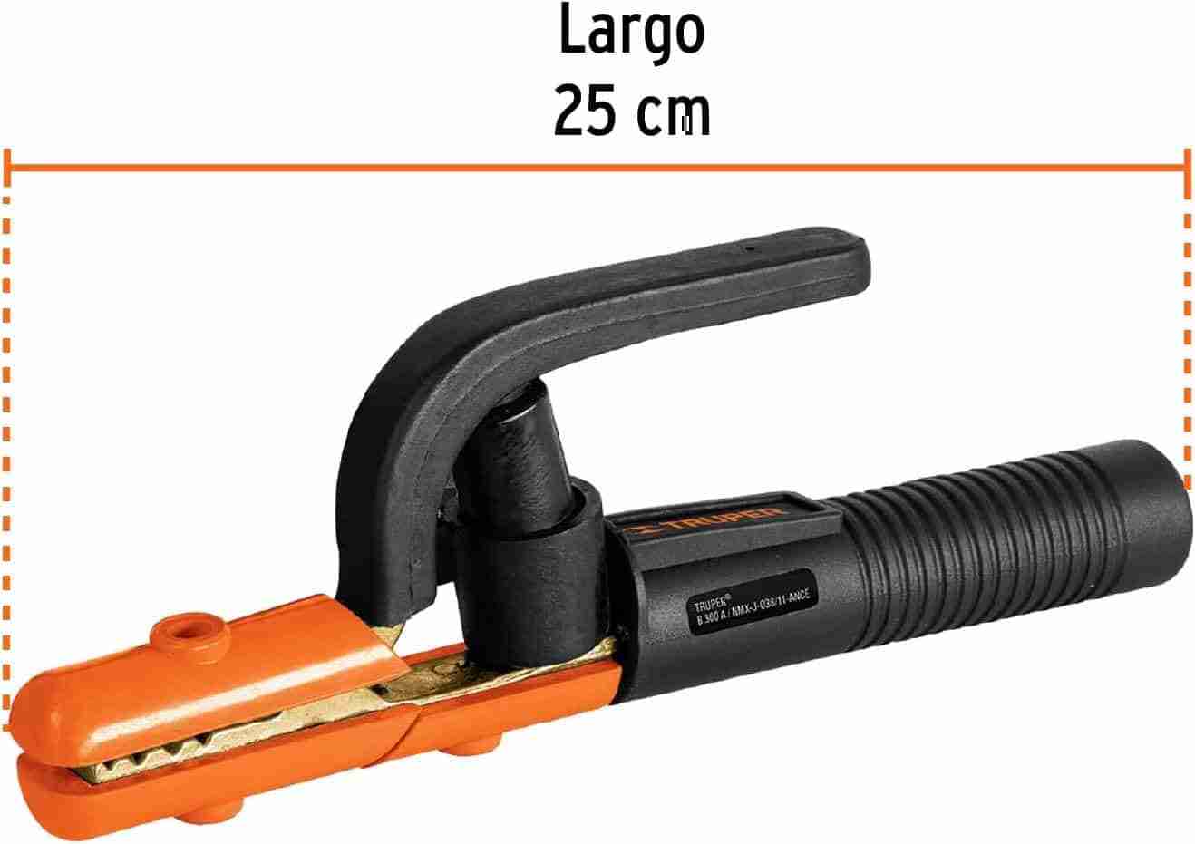 Pinza Porta Electrodo Truper 300A Mordaza Latón - Imagen 3