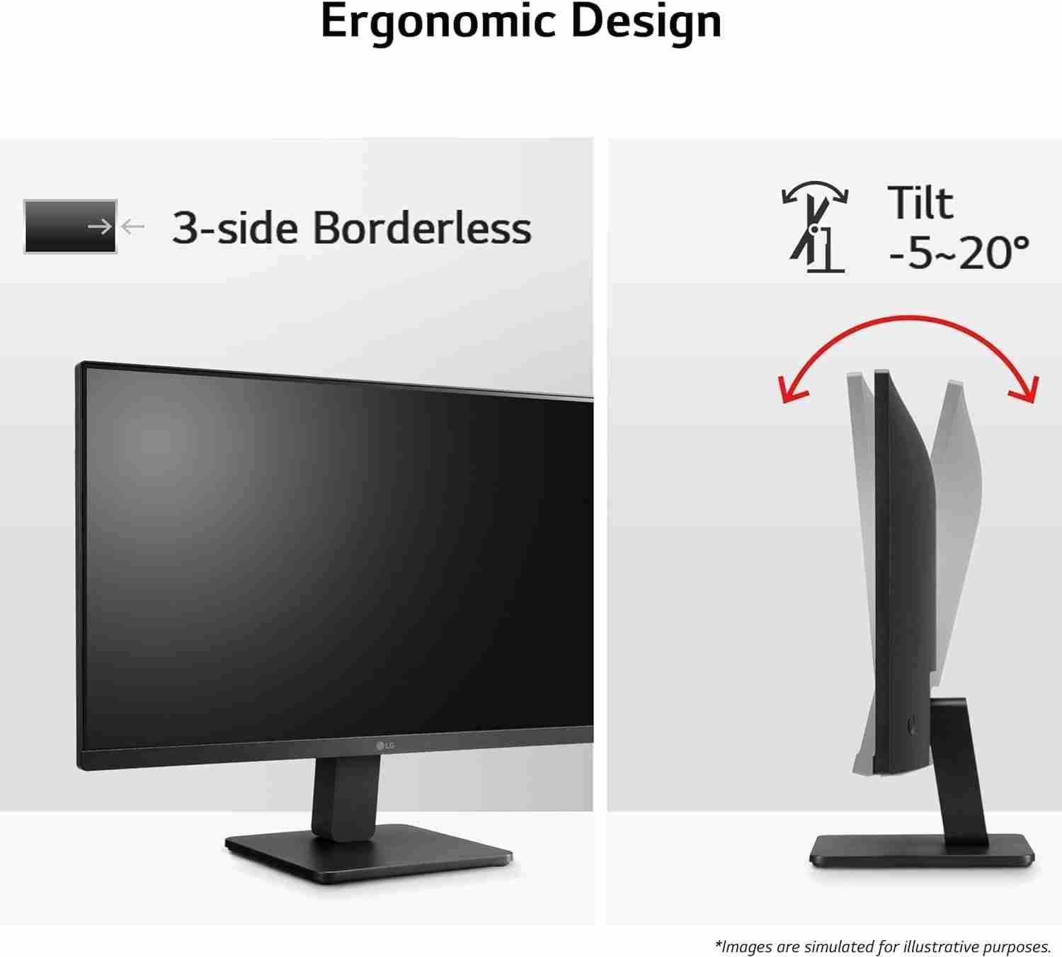 Monitor LG 24" IPS FHD 100Hz AMD FreeSync 24MR400-B - Imagen 4