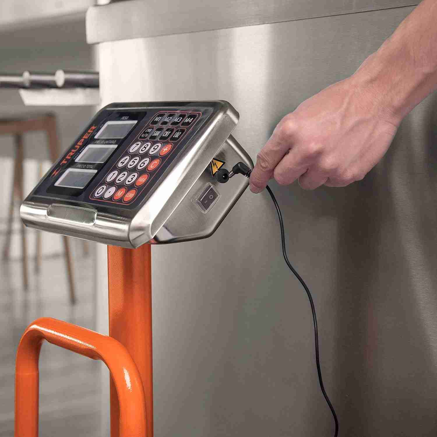 Báscula de Plataforma Truper BAS-80PLA 80 kg Mostrador - Imagen 5