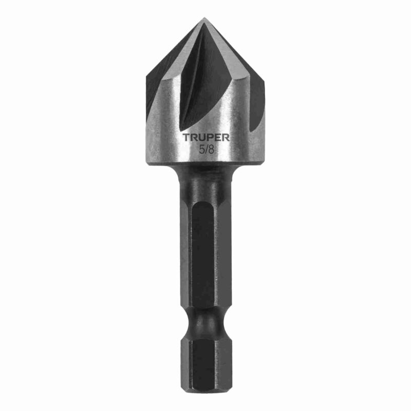 Avellanador HSS Truper 1/2" Cambio Rápido 5 Filos