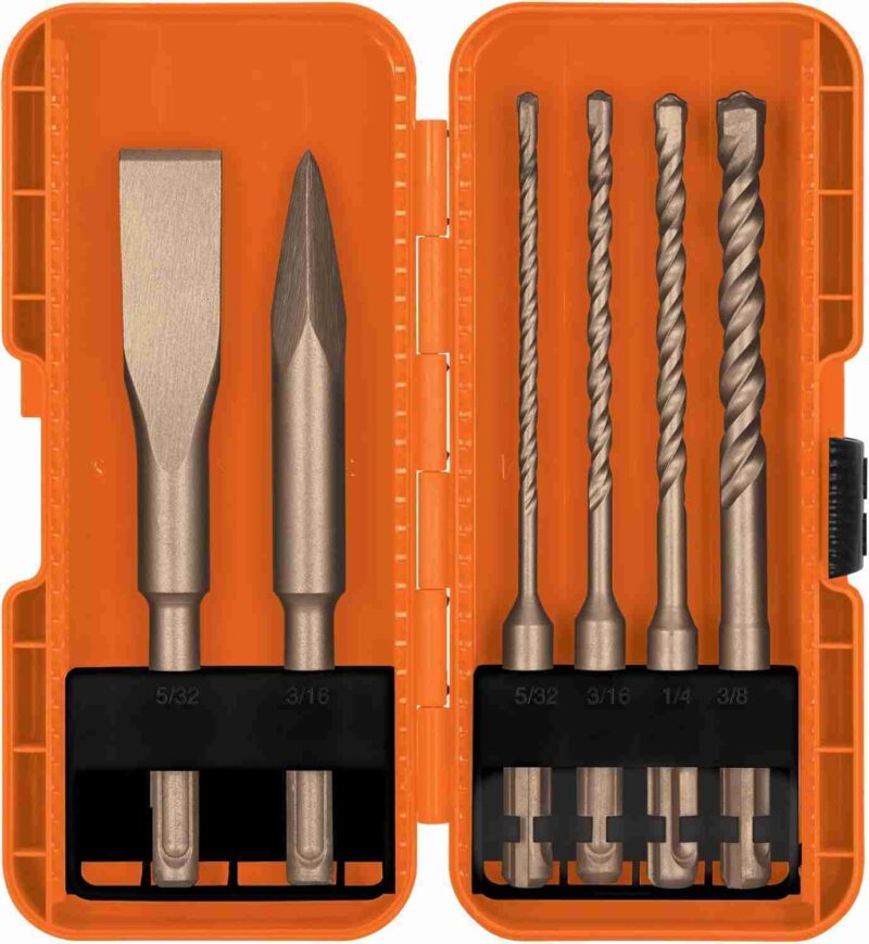 Brocas y Cinceles SDS Plus Truper JSDS-6 Set 6 Piezas