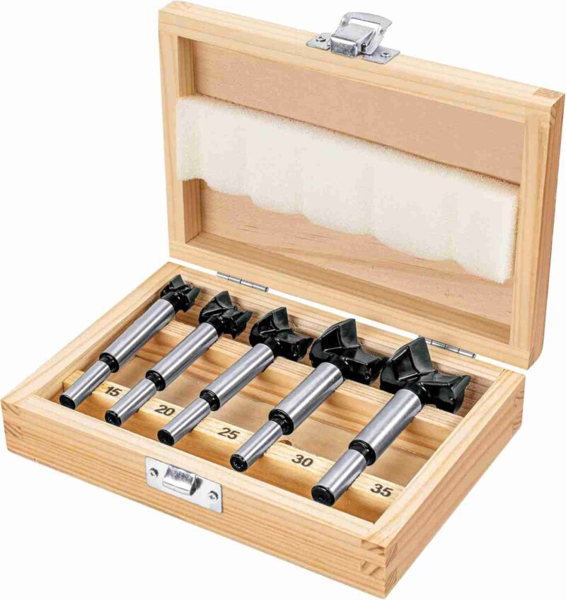 Brocas Forstner Truper JBFM-5 Juego 5 Piezas Madera