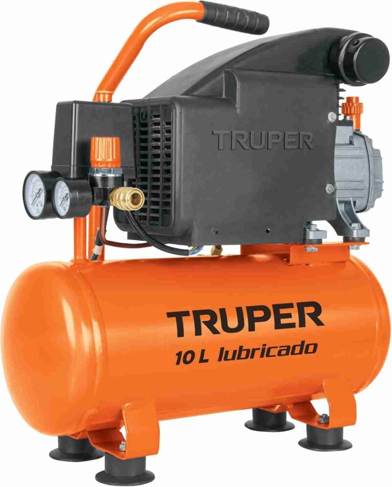 Compresor de Aire Truper 10L 2HP Horizontal 127V