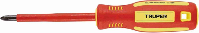 Desarmador Dieléctrico Cruz Truper 1/4x4 1000V