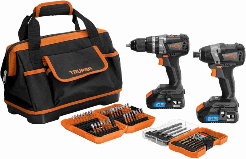 Combo Rotomartillo y Destornillador Truper Max 20V
