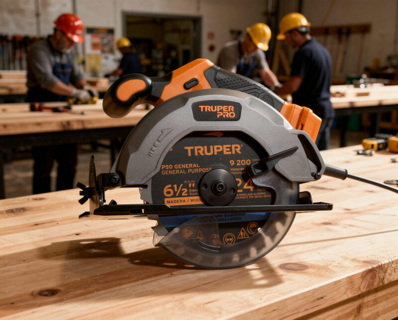 Sierra Circular Inalámbrica Truper Pro 20V Brushless 6-1/2"