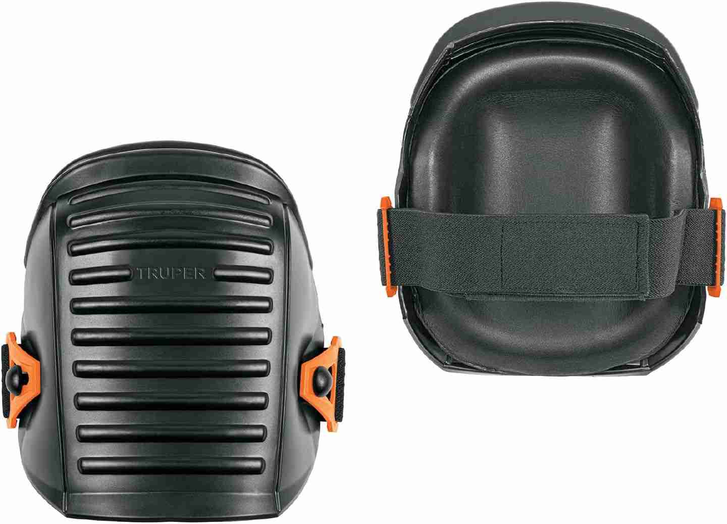 Rodilleras Impermeables Truper ROD-400 con doble capa de gel EVA y correa ajustable resistente al agua.