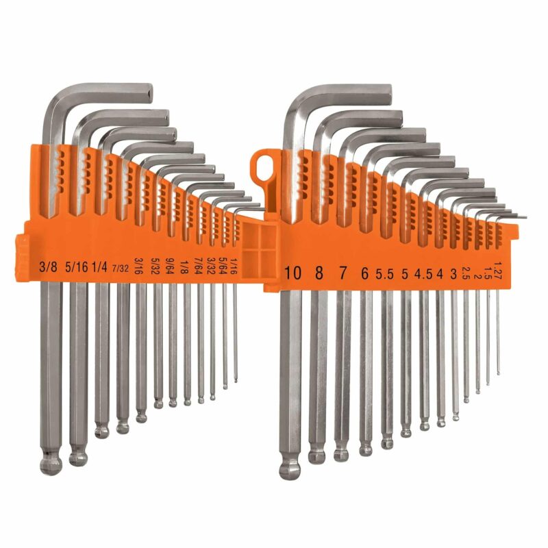 Juego de 25 Llaves Allen Std/Mm Truper