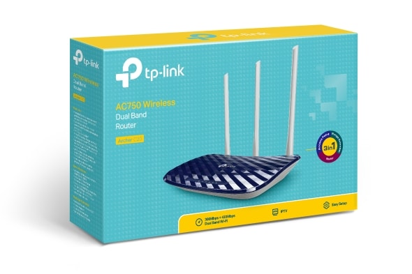 Router Archer C20 con 3 antenas Tp-link